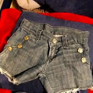 Vintage Low-Rise Denim Shorts, Size Xs(0)